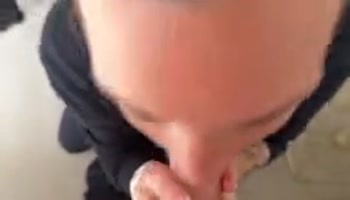 I Suck Him and He Cums in My Mouth in POV