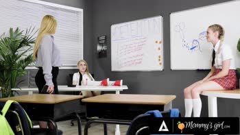 Sarah Vandella Teaches Emma And Lily A Lesson In Naughty Threesomes