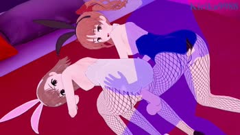 Misaka's Intimate Three-Way Adventure: Uncensored Japanese Cartoon