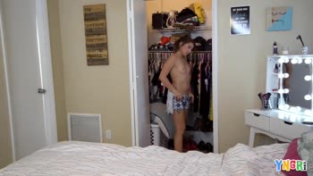 Ava Eden's Bedroom Stunner - Big Cock POV DP Delight