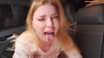 LuckyPlucky1's Car Sex Romp: Russian Teen (18+) Takes It in the Park