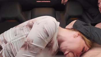 LuckyPlucky1's Car Sex Romp: Russian Teen (18+) Takes It in the Park