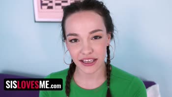 Be's Step Brother Teaches Busty Teen (18+) Stepsister That Big Tits Are Always Better