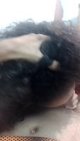 GabrielSouza1001's Teen (18+) Brazilian Beauty Sucks His Thick Cock