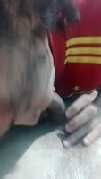 GabrielSouza1001's Teen (18+) Brazilian Beauty Sucks His Thick Cock