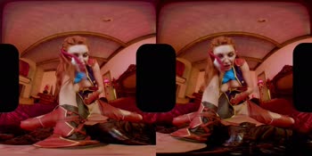 Lacy Lennon's Wild Virtual Ride in Aloy Cosplay