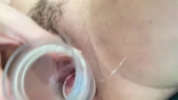 Anon Sub Toy's Secret Solo: Filling Her Aussie Vagina with a Giant Toy