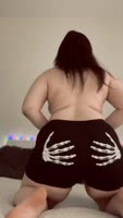 LilWickedEvelyn's Thick Booty Tease: Big Ass and Boobs