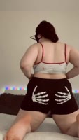 LilWickedEvelyn's Thick Booty Tease: Big Ass and Boobs