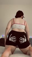 LilWickedEvelyn's Thick Booty Tease: Big Ass and Boobs