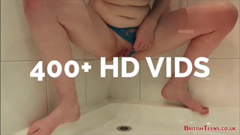 British Teen (18+) Stuns in Sexy Uniform Solo Session