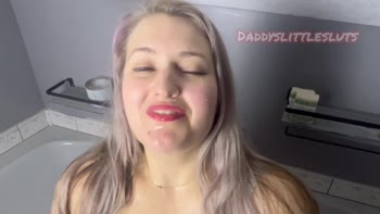 xDaddysLittleSlutsx - Piss Slut BBW Wife's Golden Showers