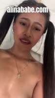 Alina Thai's Sultry Solo: Dildo Play and Wet Pleasures