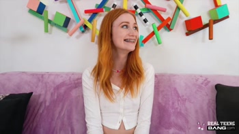 Scarlet Skies' Debut: A Fresh-Faced Redhead's POV Casting