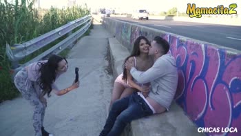 Francys Belle's Public Seduction with Alberto Blanco