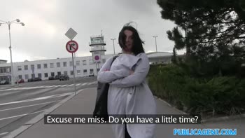 PublicAgent Hot Babe Sucks and Fucks for Cash