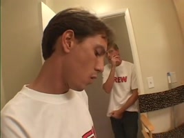 Salacious Blonde Teen (18+) with Perky Tits and Fair Hair Roxy Jezel Likes to Suck Three Dongs at One Time