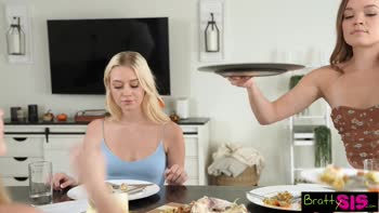 Katie Kush Serves Up a Thanksgiving Threesome Feast
