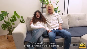 HUNT4K. Chubby girl with a Big Ass gets Fucked by a Stranger