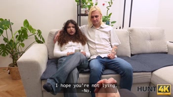 HUNT4K. Chubby girl with a Big Ass gets Fucked by a Stranger