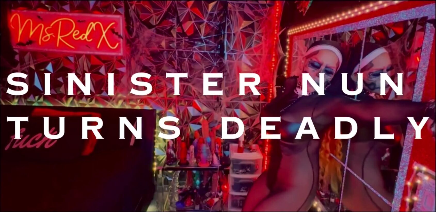 Sinister Nun gives JOI in Hell
