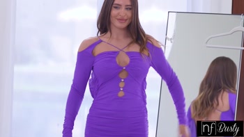 Ella Reese's Seductive Power Play: Roomie Chosen Dress, Raw Passion Ensues