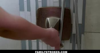 Alice Visby's Secret Step Sis BJ Gets Caught By Dad