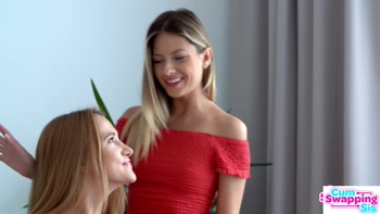 Rebellious Rebecca Volpetti Convinces Ivi Rein to Naughty Little Threesome with New Stepbro