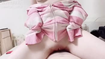 Petite Japanese Cutie OsanpoMilkJP Rides Hard in 60FPS HD