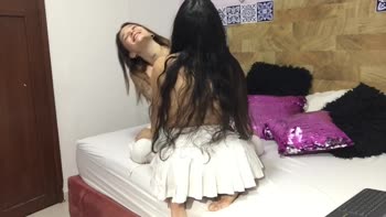 Niky_star's Sensual Solo: Touching Her Perfect Ass & Creamy Pussy