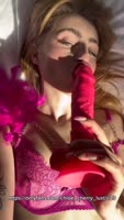 Chloe_Chery's Exclusive Blonde Solo: Sucking Pink Dildo