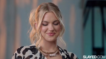 SLAYED Blonde Hotties Blake & Jazlyn Cum Over & Over Again