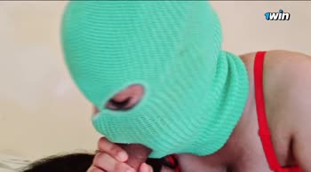 Salmacouple - Persian Maid's Surprise Blowjob from My Big Black Cock