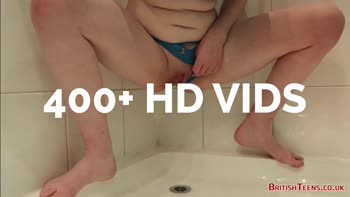 British Teen (18+) Humiliates Small Dick With Naughty School Uniform
