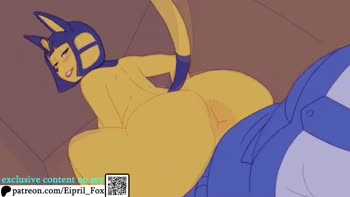 Eipril_Fox - Eipril Fox Delivers Stunning Creampie to Ankha's Curvy Form