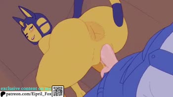 Eipril_Fox - Eipril Fox Delivers Stunning Creampie to Ankha's Curvy Form