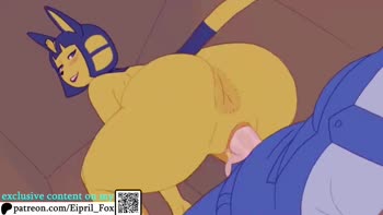 Eipril_Fox - Eipril Fox Delivers Stunning Creampie to Ankha's Curvy Form