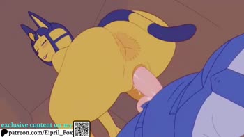 Eipril_Fox - Eipril Fox Delivers Stunning Creampie to Ankha's Curvy Form