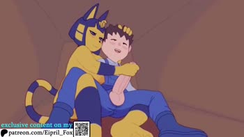 Eipril_Fox - Eipril Fox Delivers Stunning Creampie to Ankha's Curvy Form