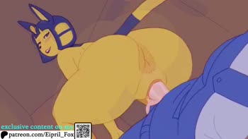 Eipril_Fox - Eipril Fox Delivers Stunning Creampie to Ankha's Curvy Form