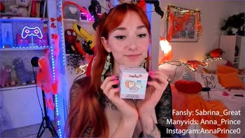 Sabrina_Great - Sabrina's Sizzling Solo: 60FPS Redhead Tattoo Delight