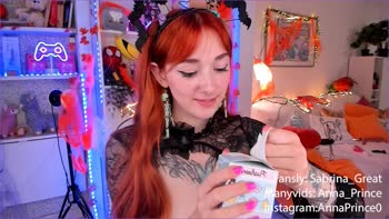 Sabrina_Great - Sabrina's Sizzling Solo: 60FPS Redhead Tattoo Delight
