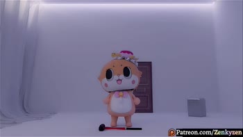 Kiriko's Big Ass Filled by KingVideoHD in Overwatch Bukkake Fantasy