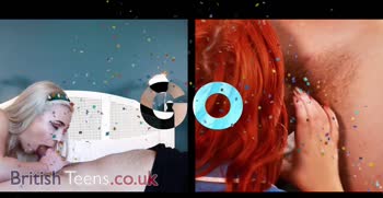 Blowjob Bonanza: British Teens (18+) Battle for Cumshot Glory
