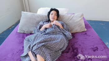 Hope's Sultry Solo Asian Masturbation Session