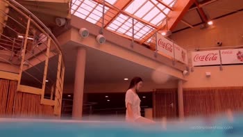 Katy's Water Wonderland: A Hairy Teen (18+)'s Underwater Delight