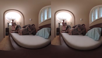 Merida Sat VR Behind the Scenes Part Three - Double Vaginal Threesome Makes Smokeshow See Stars