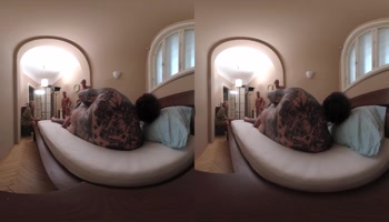 Merida Sat VR Behind the Scenes Part Three - Double Vaginal Threesome Makes Smokeshow See Stars
