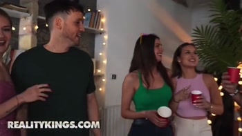 REALITY KINGS - Wild House Party Ends With Tiffany Tatum Bent Over For Francis X’s Huge Cock