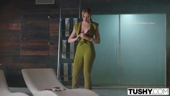 TUSHY Busty Polly Yangs Gets Ass Fucked While Her Perfect Huge Tits Bounce
